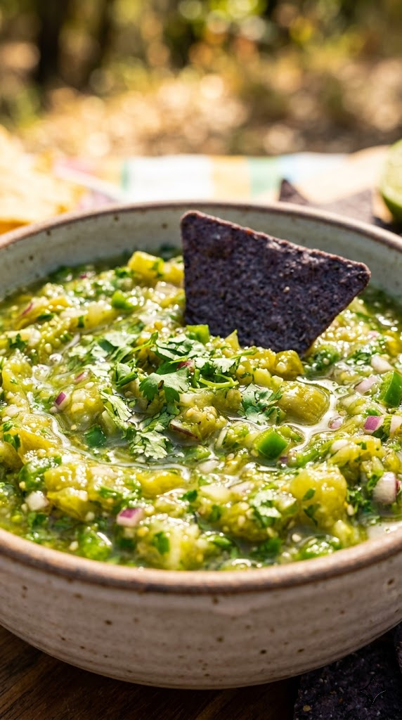 Green Goddess Tomatillo Salsa (Salsa Verde)