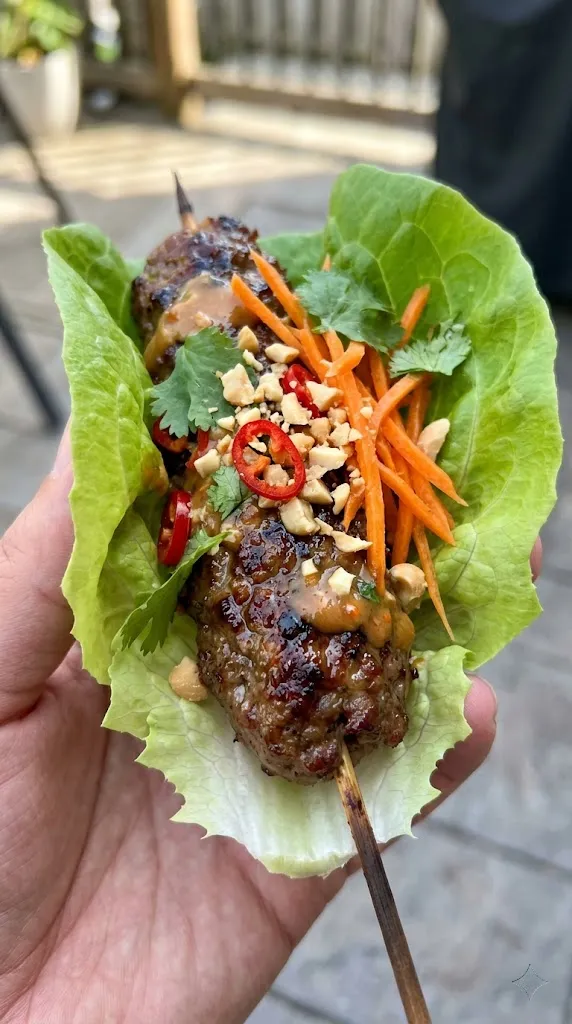 Grilled Asian-Inspired Lettuce Wraps