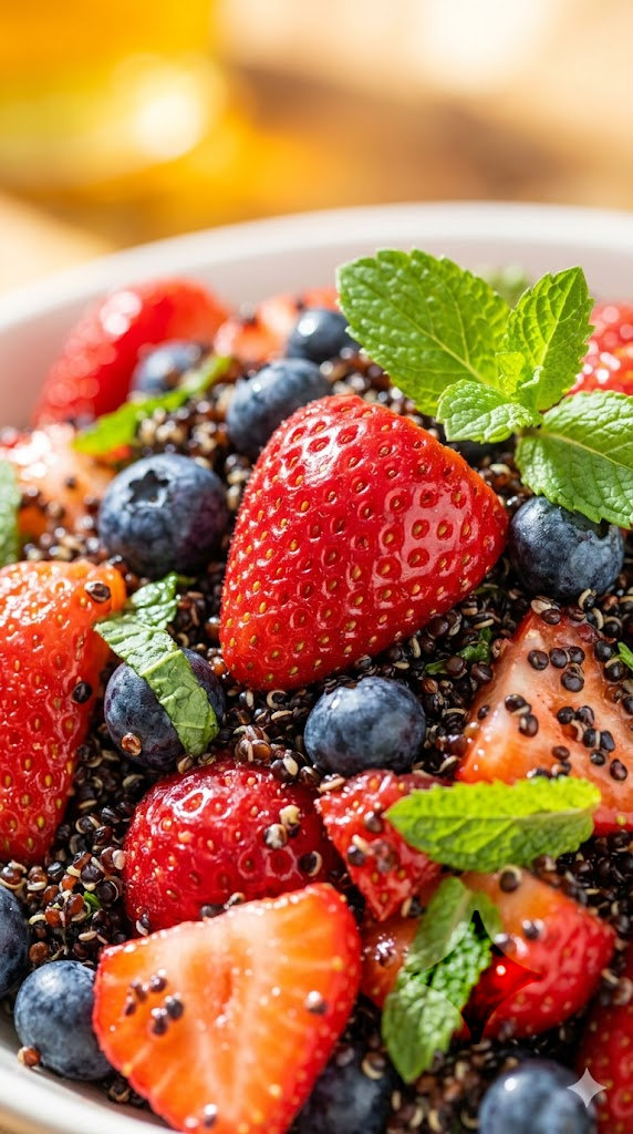 Honey-Lime Berry Quinoa Salad