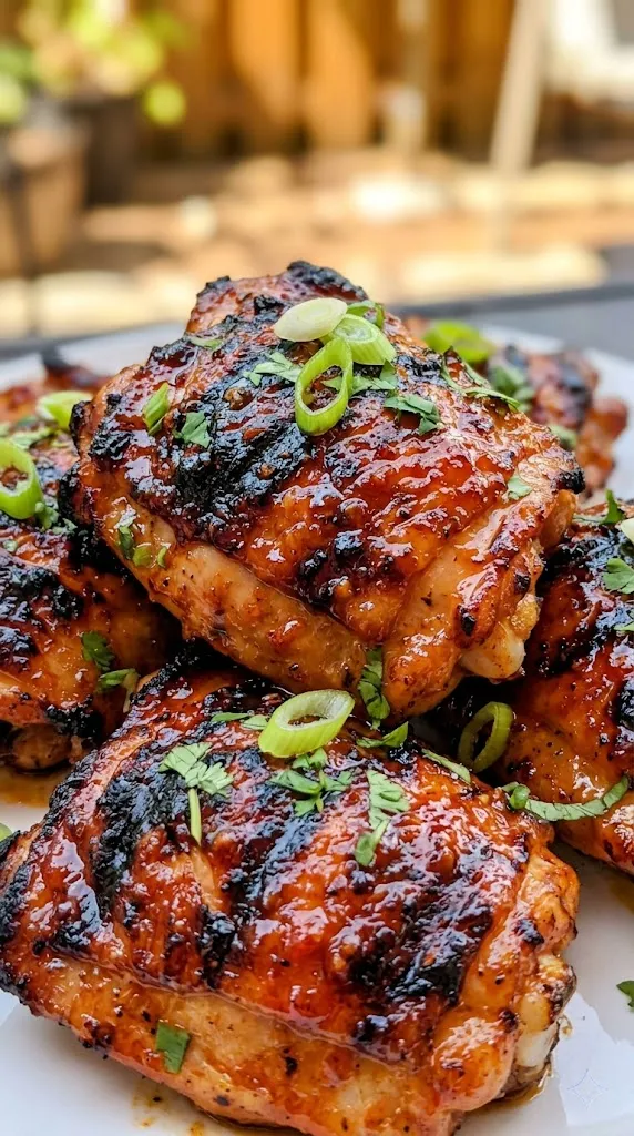 Honey-Sriracha Glazed Chicken Thighs