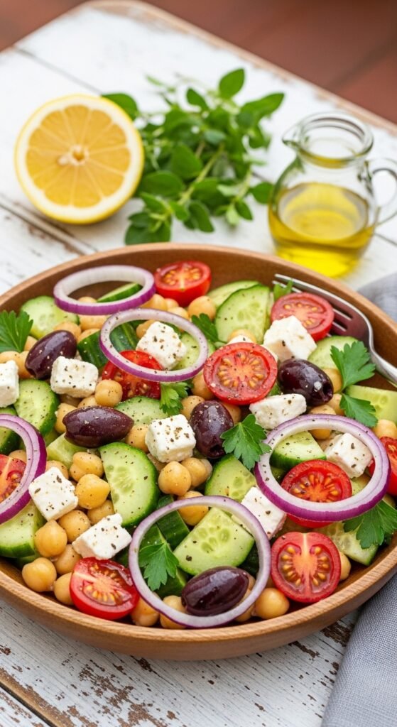 Mediterranean Chickpea Salad