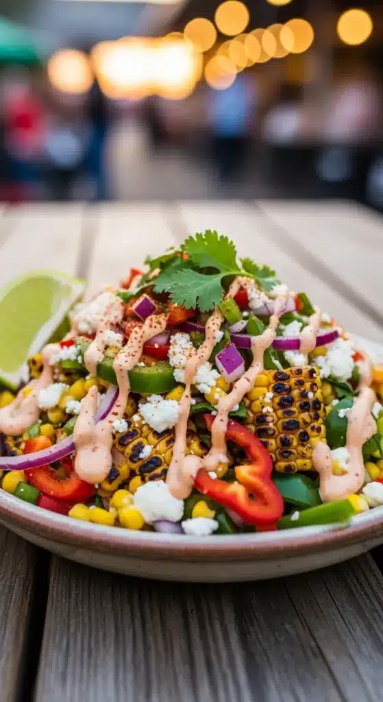 Mexican Street Corn (Esquites) Salad