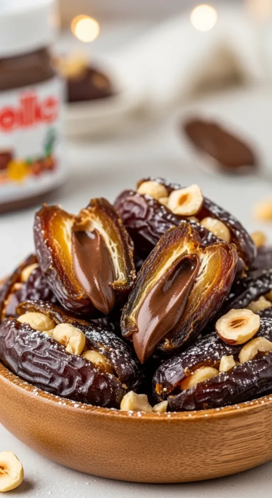 Nutella Stuffed Dates