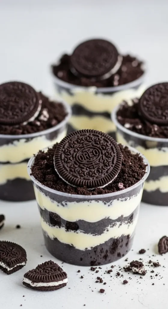 Oreo Dirt Pudding Cups