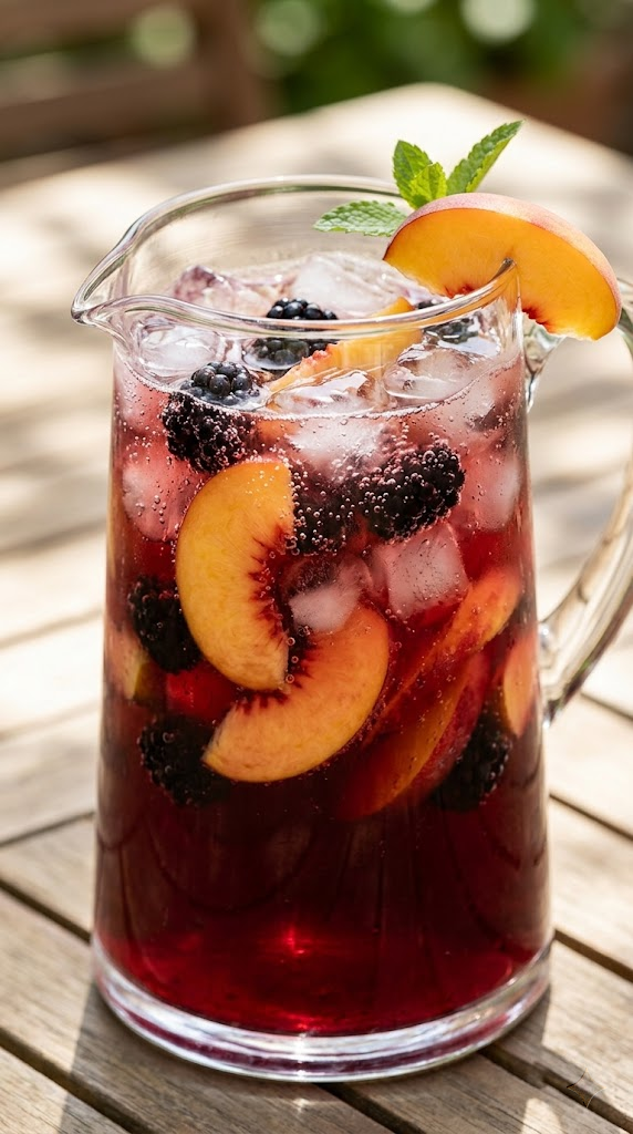 Peach & Blackberry Bramble