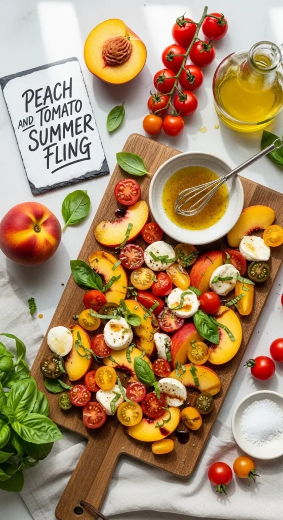 Peach and Tomato Summer Fling