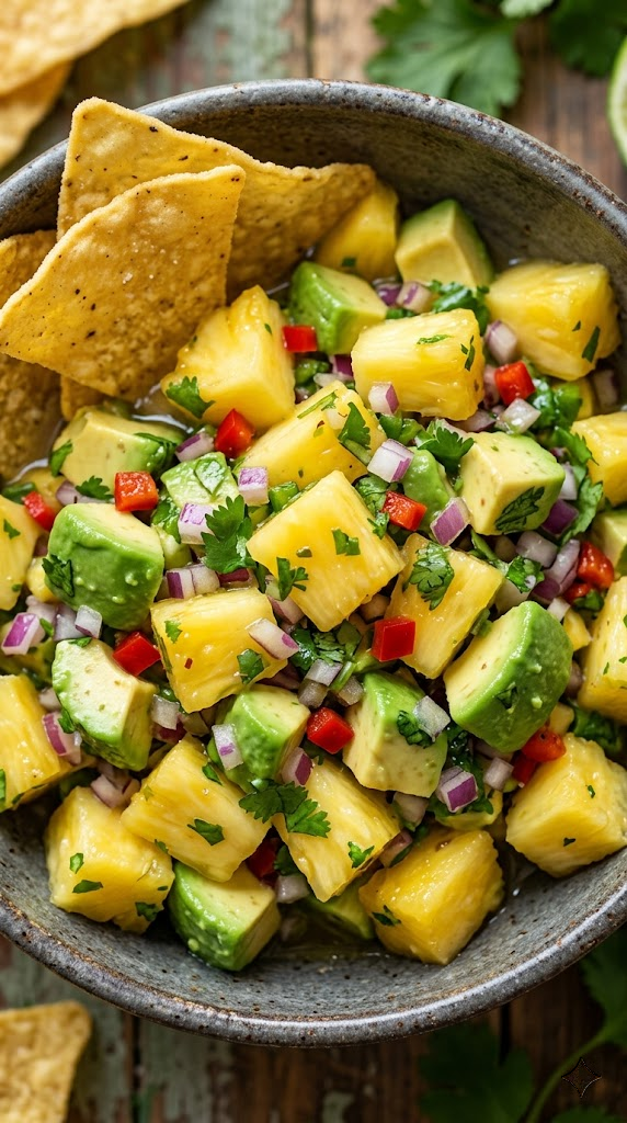 Pineapple & Avocado Salsa