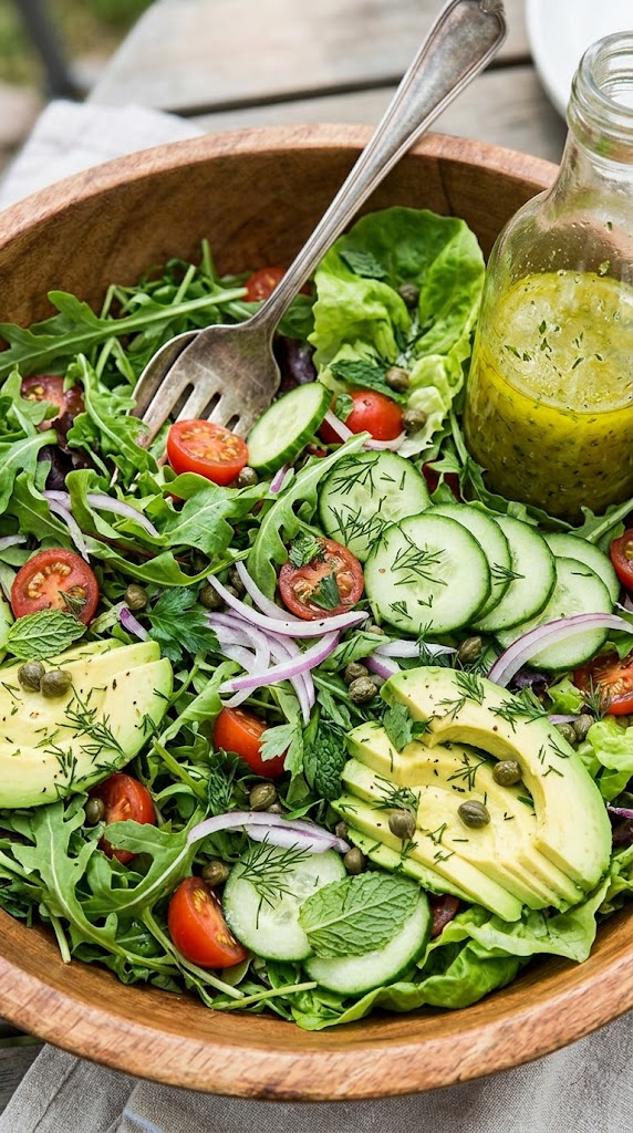 Simple Summer Green Salad