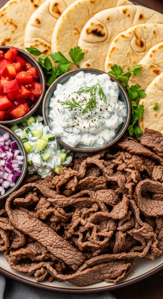 Slow Cooker Beef Gyros