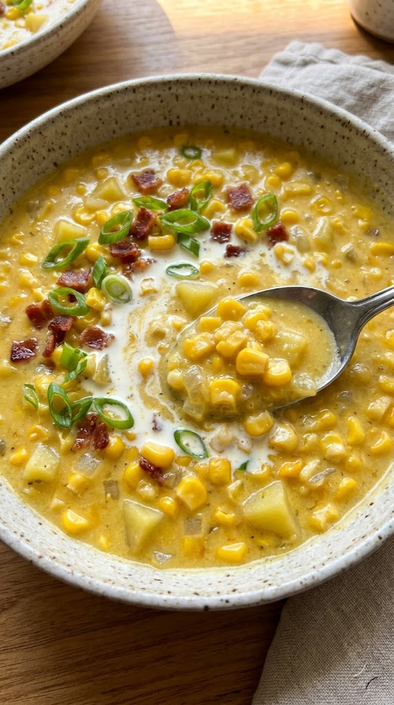 Slow Cooker Summer Corn Chowder