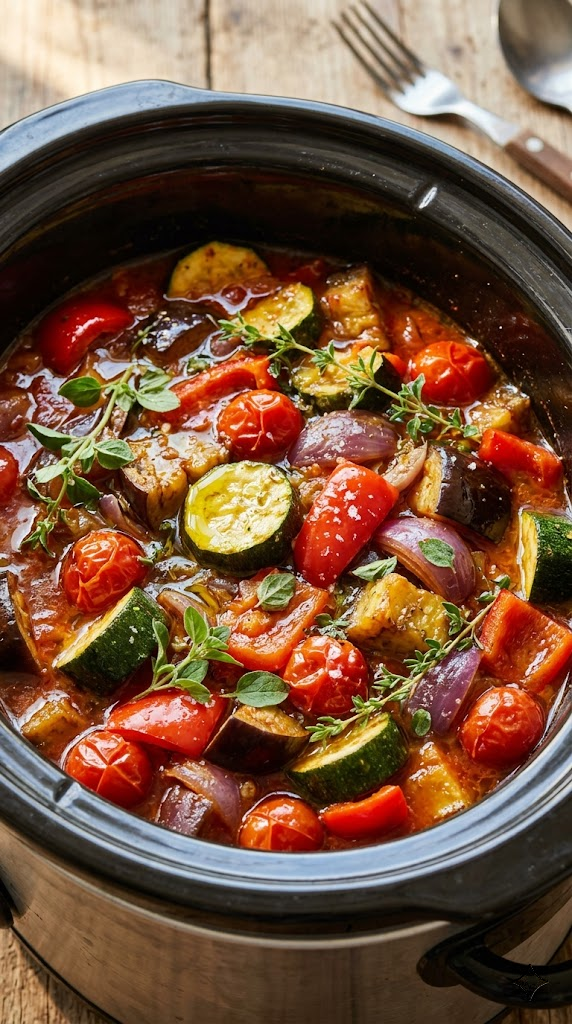 Slow Cooker Summer Ratatouille