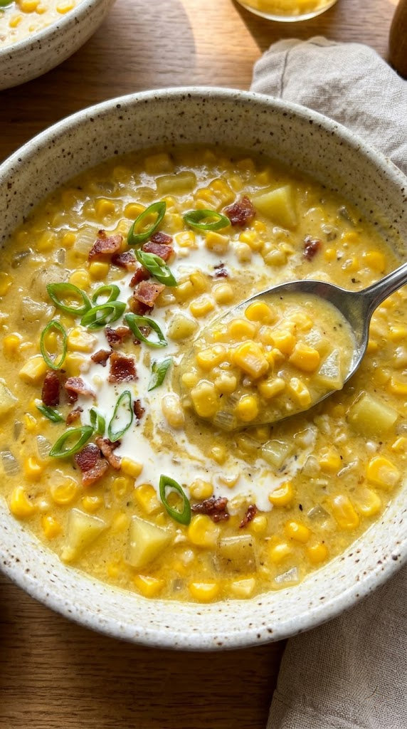 Slow Cooker summer Corn Chowder