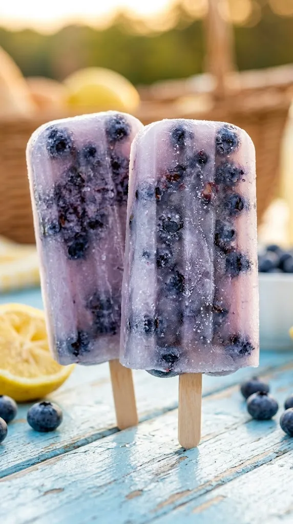 Smashed Blueberry-Lemonade