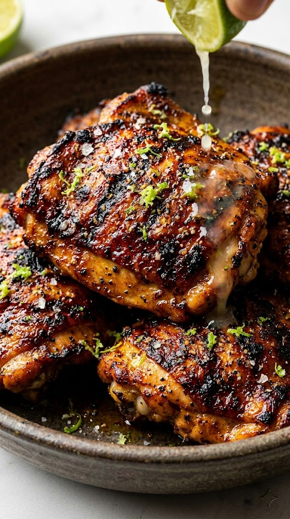 Smoked Paprika & Lime Chicken Thighs
