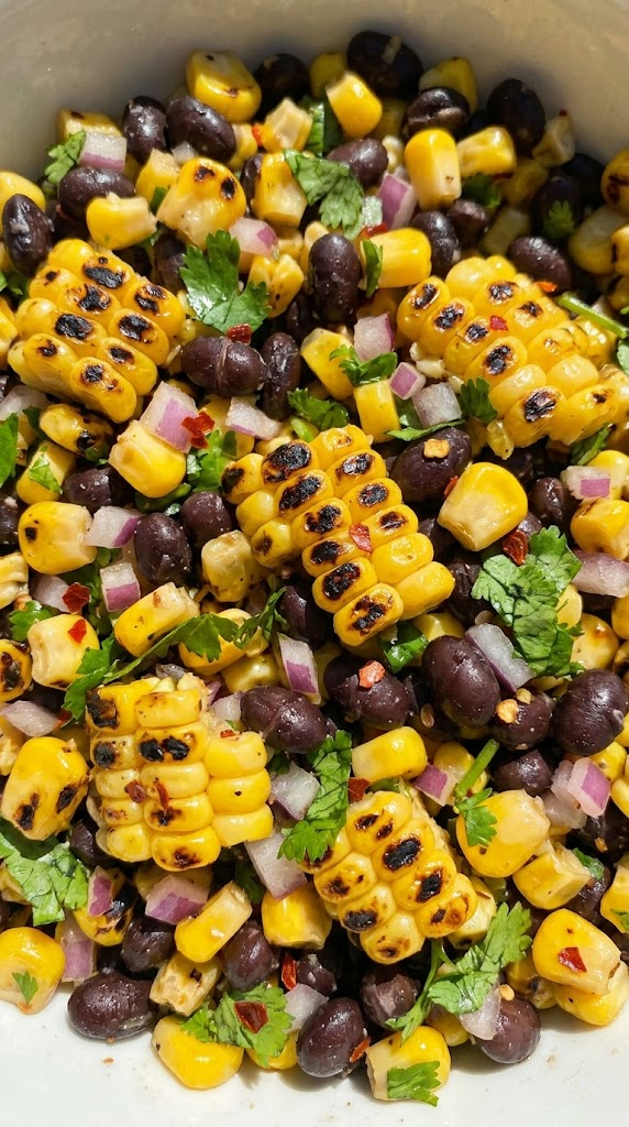 Smoky Charred Corn and Black Bean Salsa