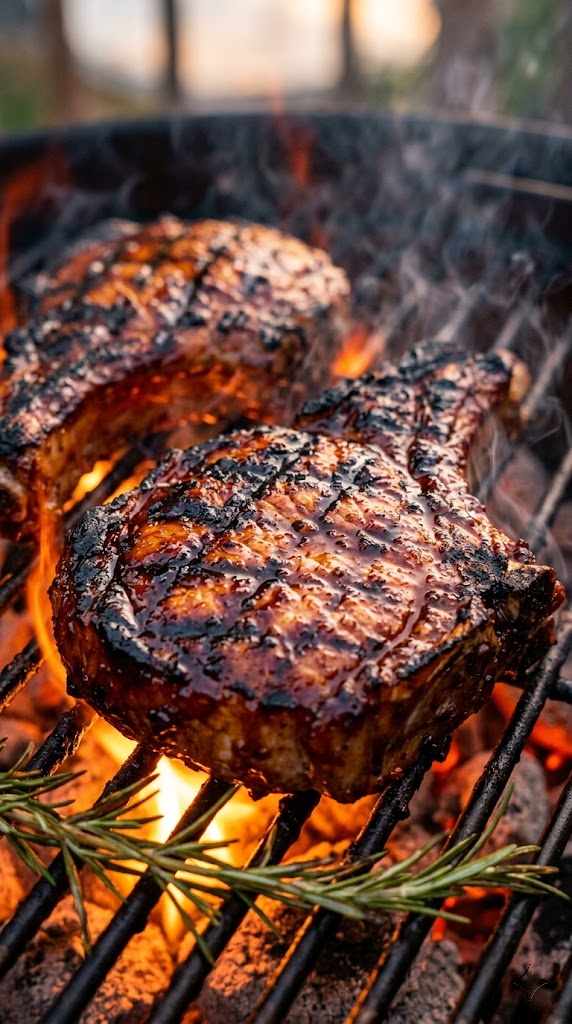 Smoky Maple-Chipotle Pork Chops
