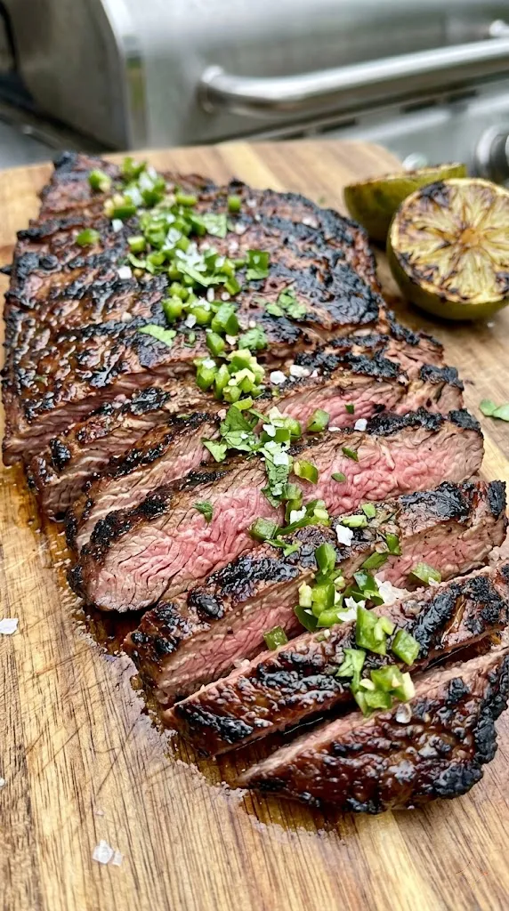 Spicy Jalapeño-Lime Marinated Hanger Steak