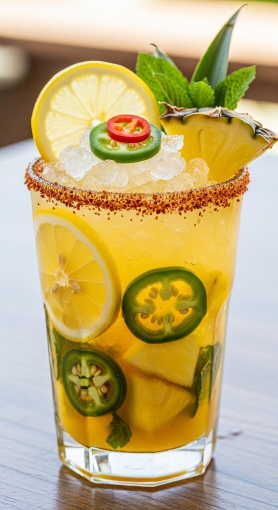 Spicy Jalapeño Pineapple Lemonade
