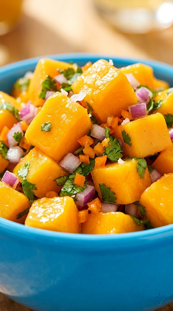 Spicy Mango and Habanero Summer Salsa