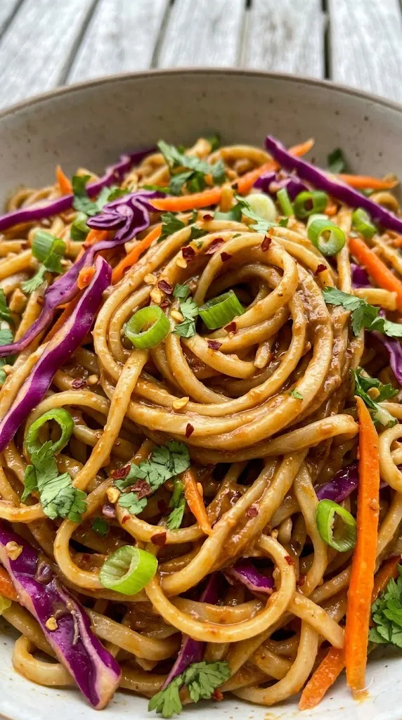 Spicy Thai Peanut Noodle Salad