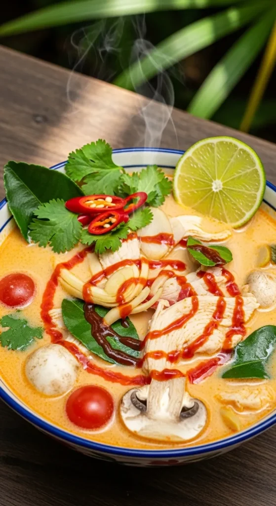 Spicy Thai-Style Coconut Lime Soup