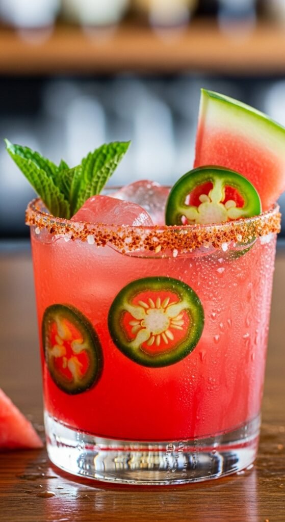 Spicy Watermelon Jalapeño Smash