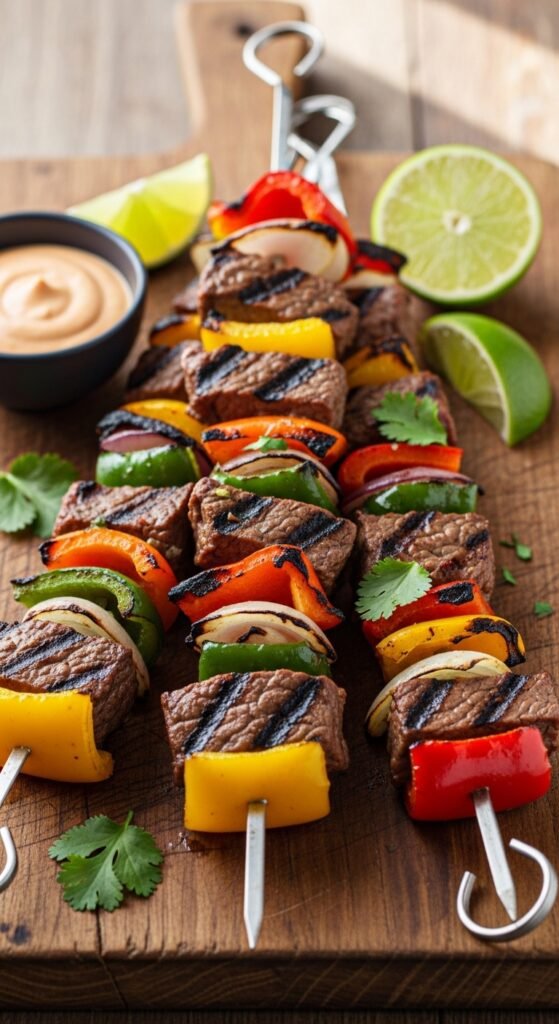 Steak Fajita Skewers