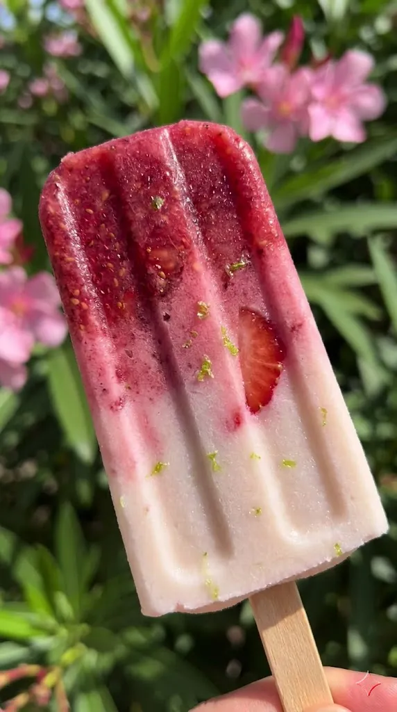 Strawberry-Lime Coconut Cooler
