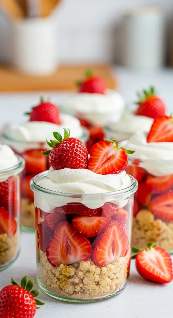Strawberry Shortcake Cups (No Fuss Version)
