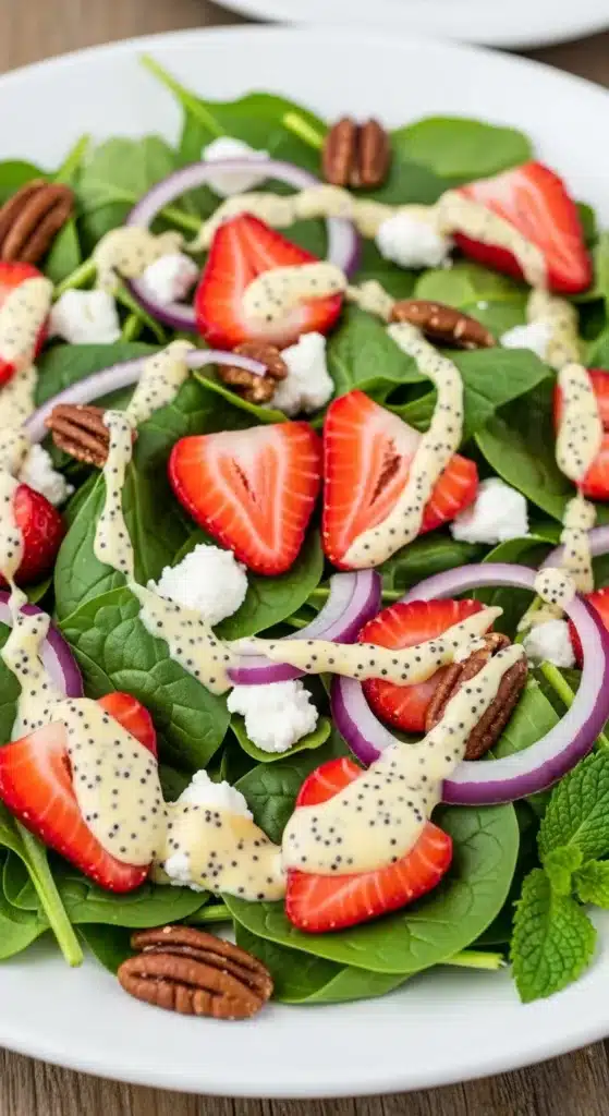 Strawberry & Spinach Poppyseed Dream