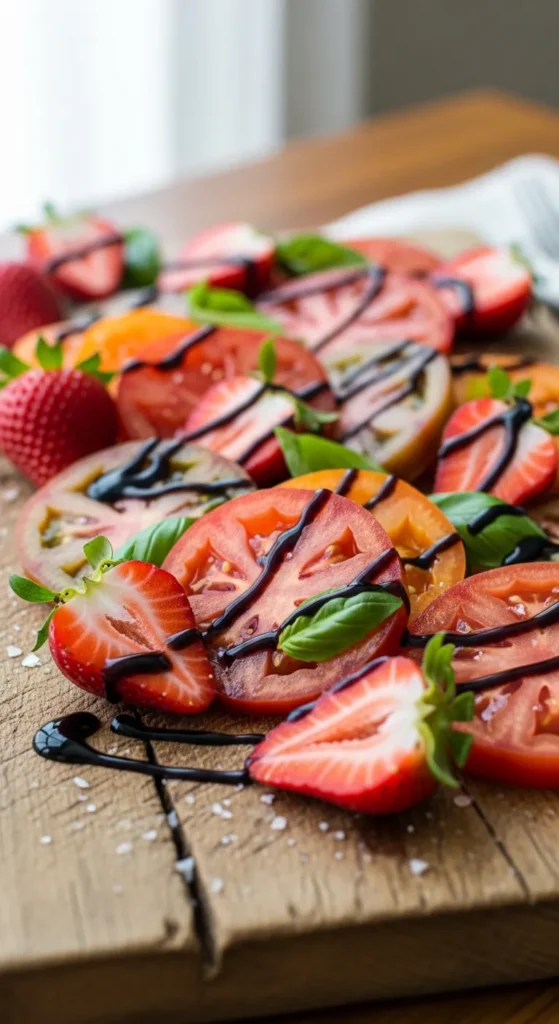 Strawberry, Tomato, and Balsamic Bliss