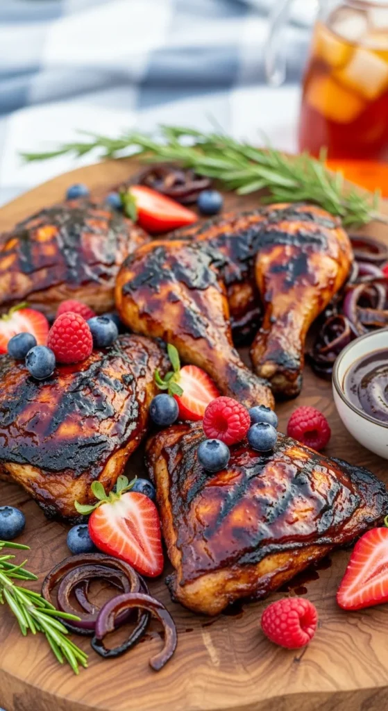 Summer Berry & Balsamic BBQ Chicken