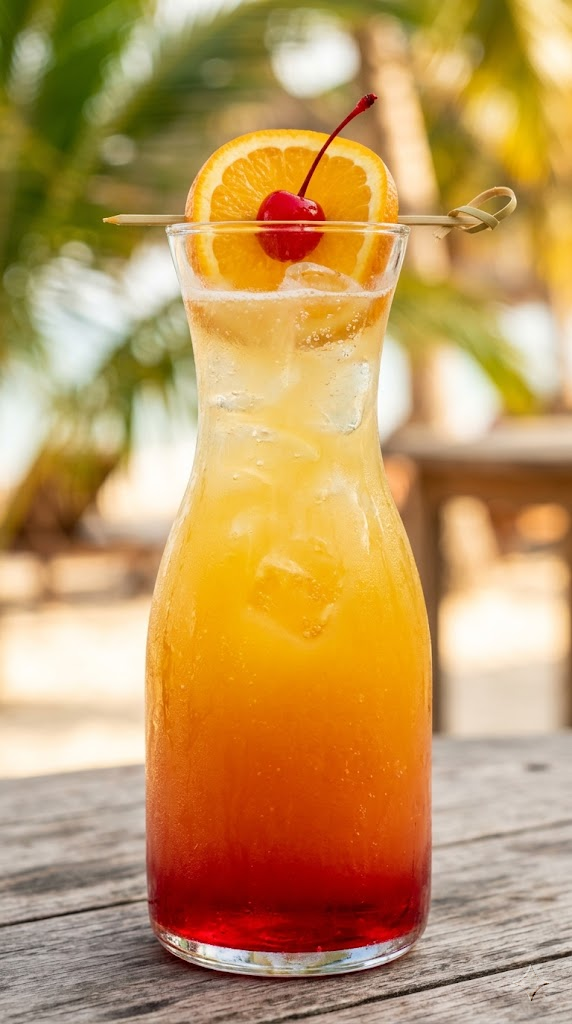 Sunny Tropical Sunrise Punch