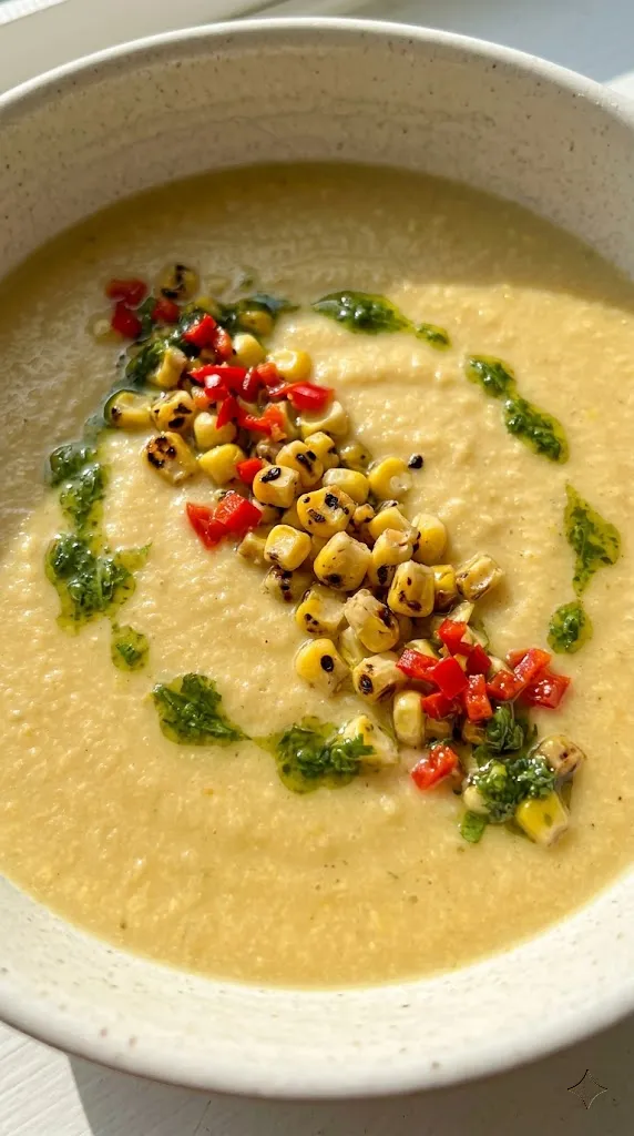 Sweet Corn & Chili Velvet Soup