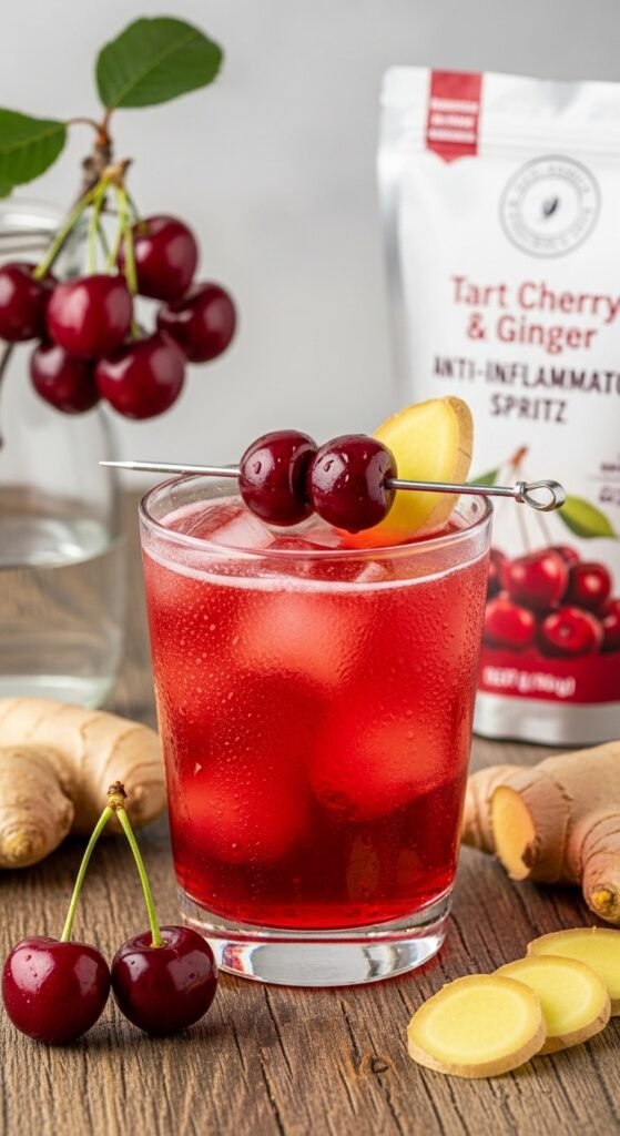 Tart Cherry & Ginger Anti-Inflammatory Spritz