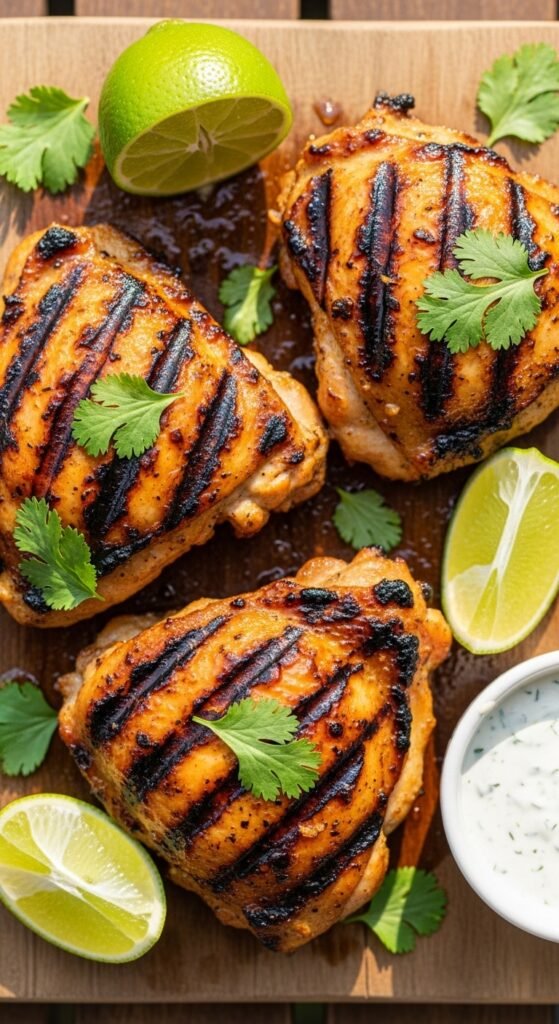 Tequila-Lime Grilled Chicken Thighs