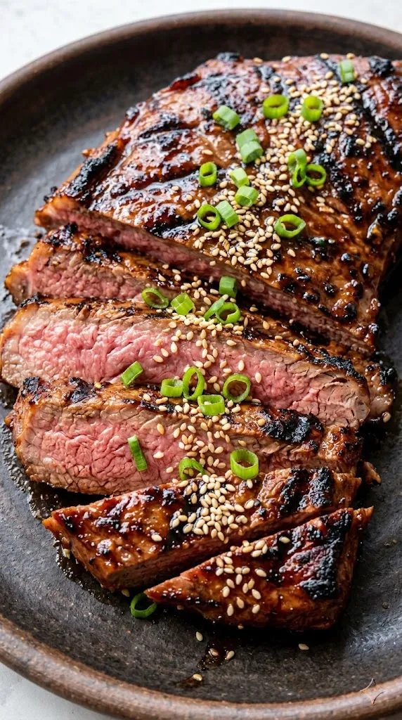 Teriyaki Glazed Tri-Tip Steak