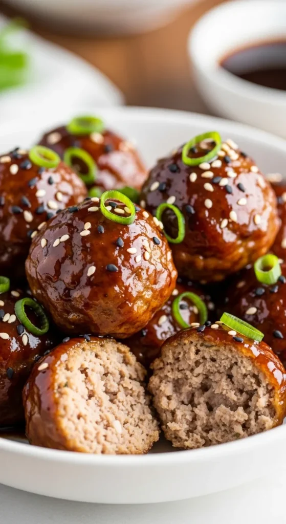 Teriyaki Turkey Meatballs