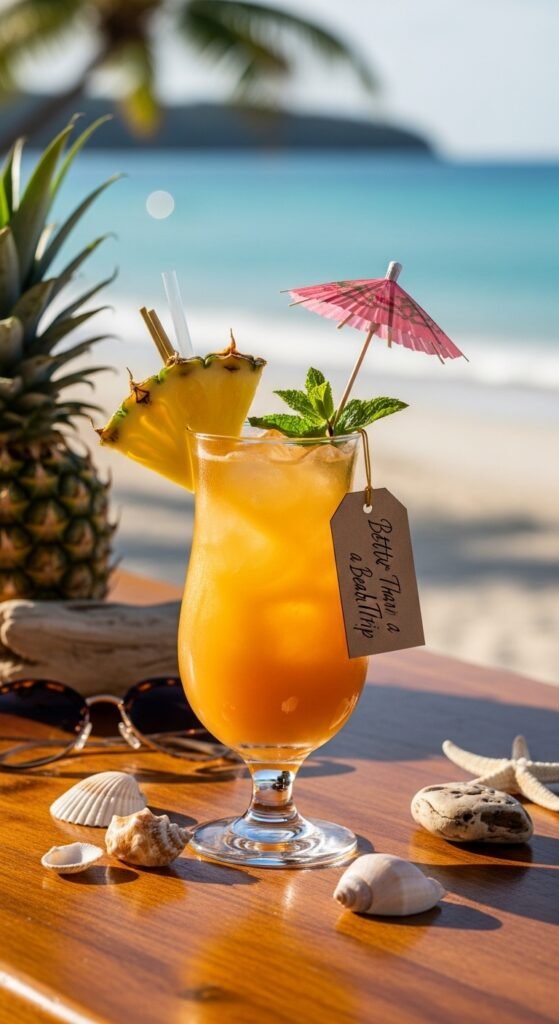 The Better Than a Beach Trip Pineapple Rum Punch