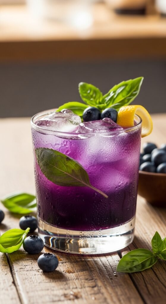 The Blueberry Basil Smash