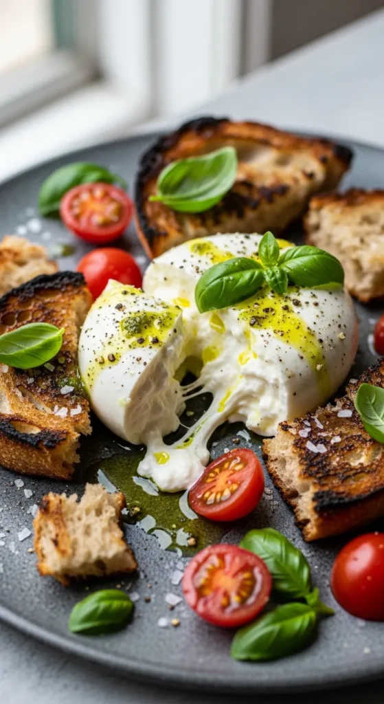 The Burrata & Toasted Sourdough Mess