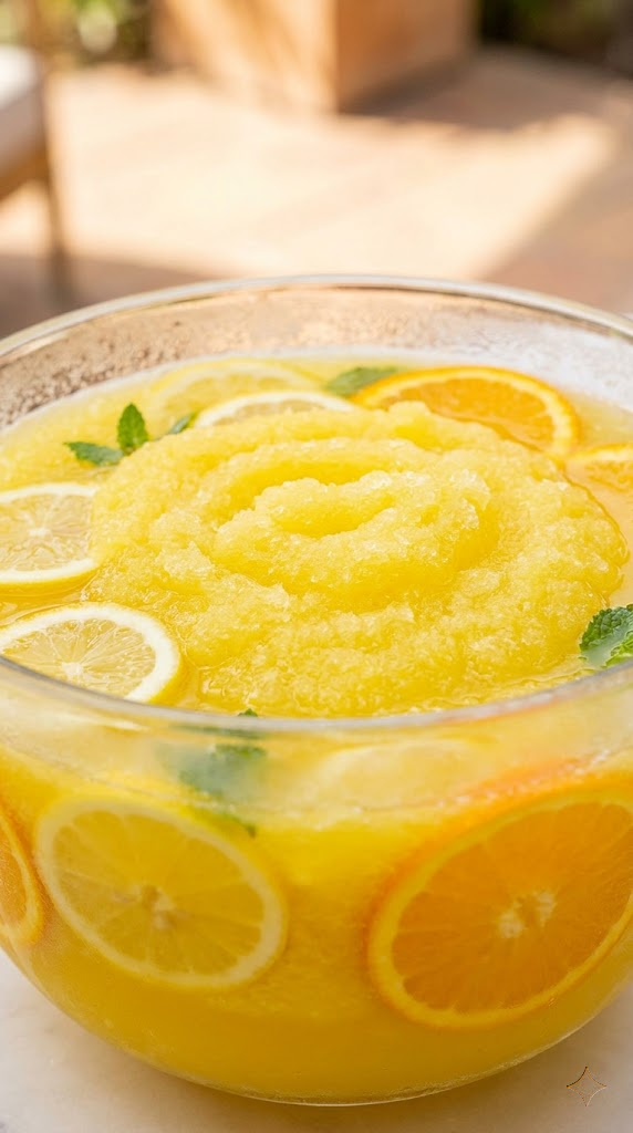 The Golden 'Summer Sun' Citrus Slush