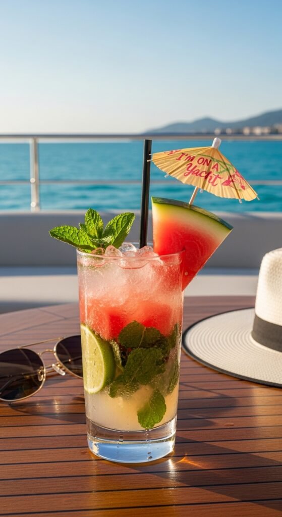 The I’m on a Yacht Watermelon Mojito