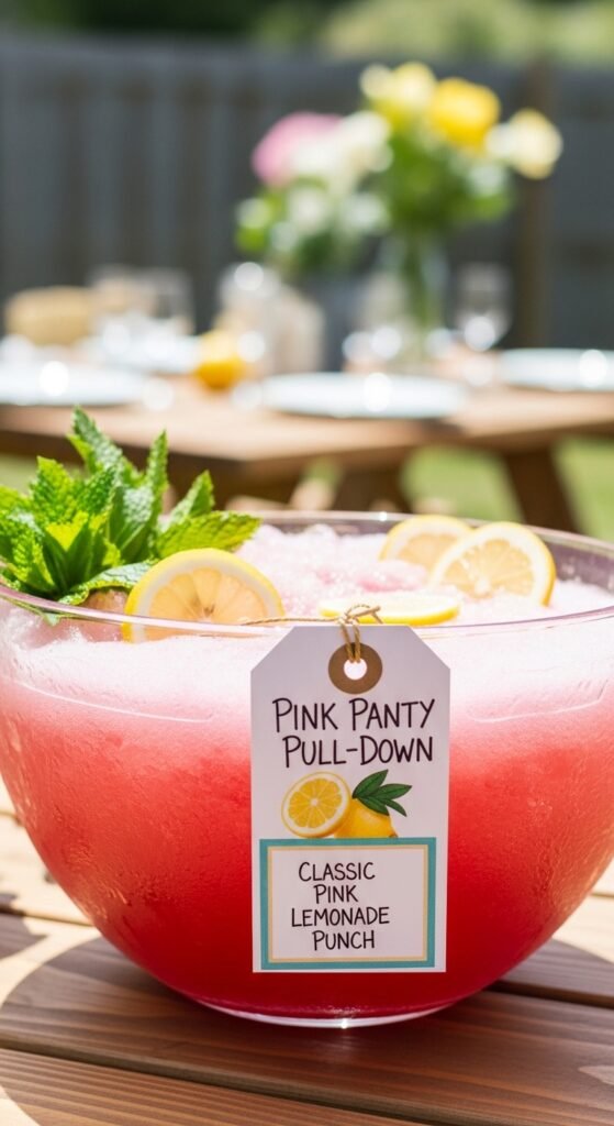 The Pink Panty Pull-Down (Classic Pink Lemonade Punch)