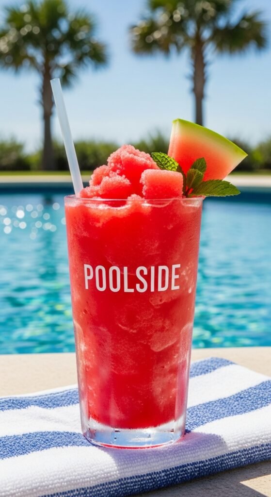 The Poolside Frozen Watermelon Slush
