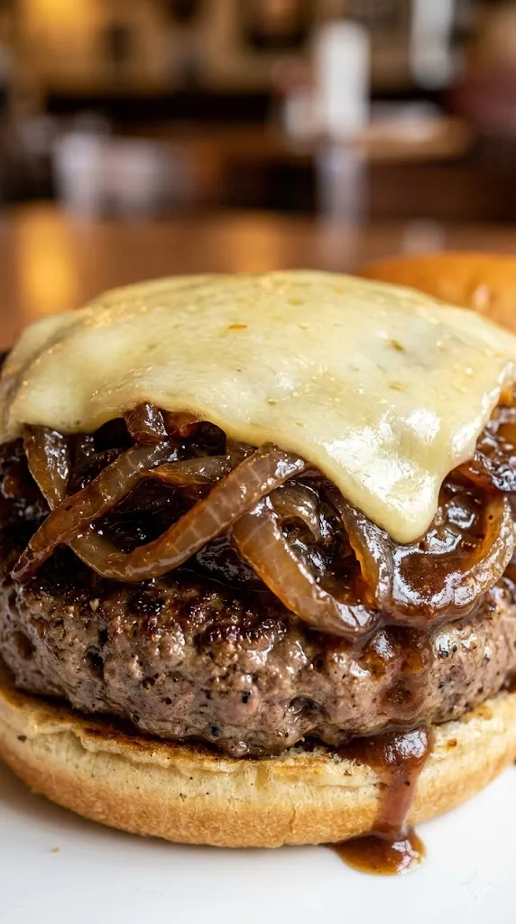 The Savory French Onion Burger