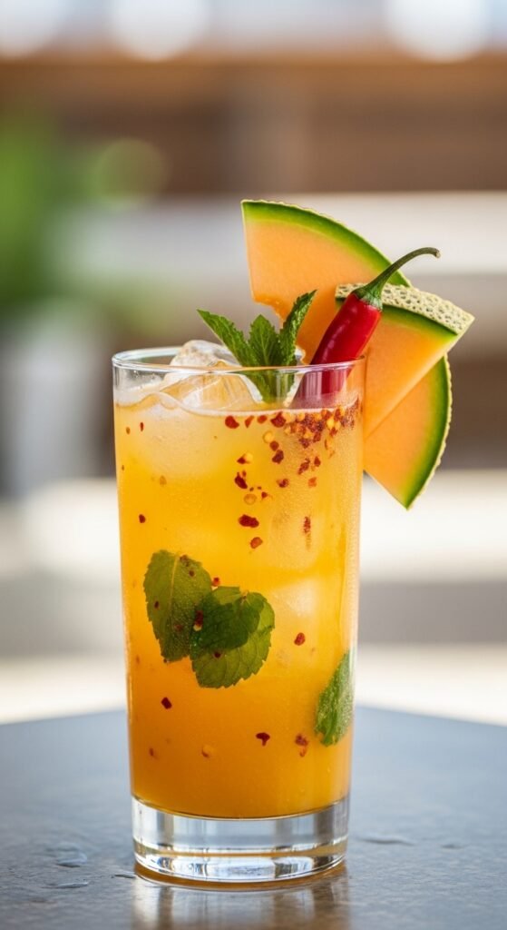 The Spicy Cantaloupe Cooler