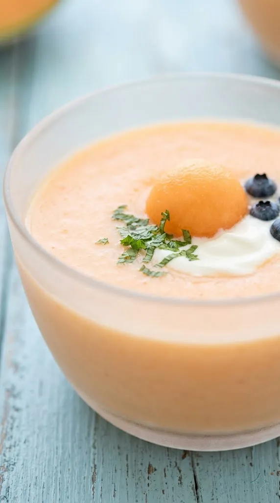 The Sweet Tooth: Creamy Chilled Cantaloupe Soup