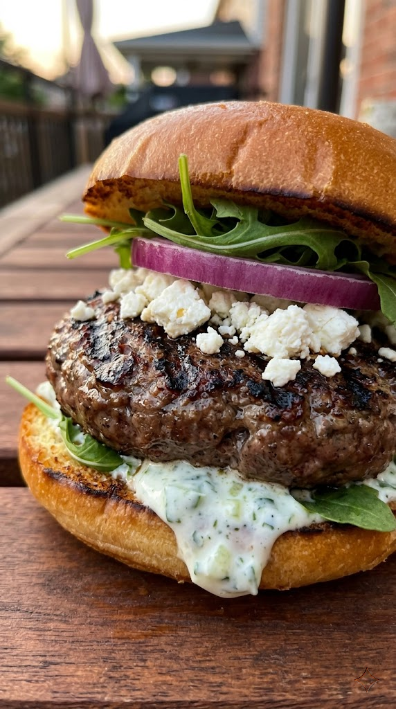 The Ultimate Greek Lamb Burgers