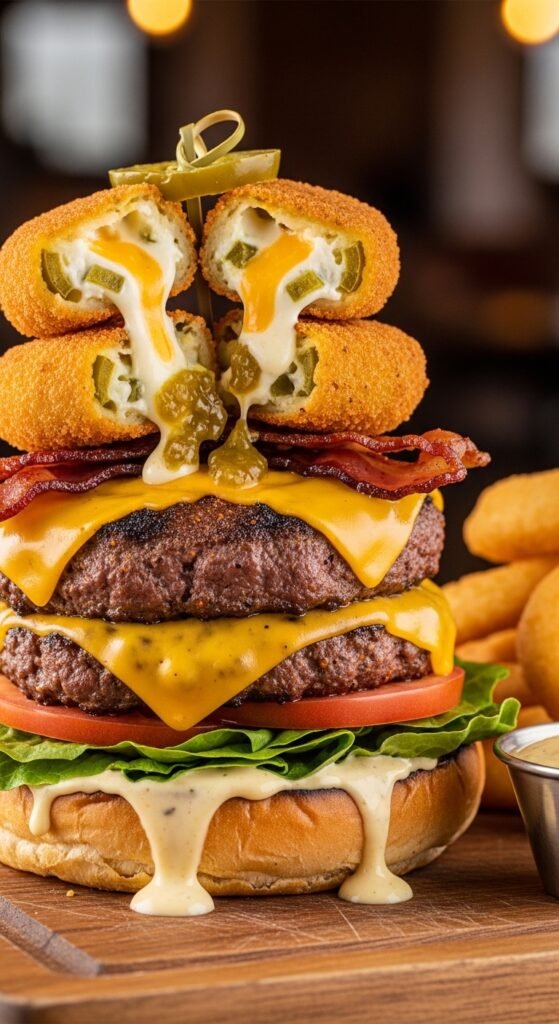 The Ultimate Jalapeño Popper Burger